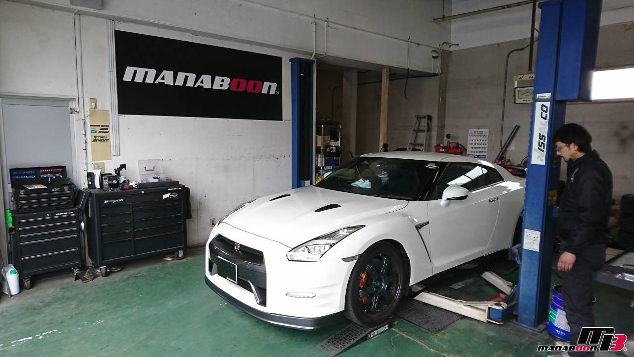 R35GT-R オイル交換画像