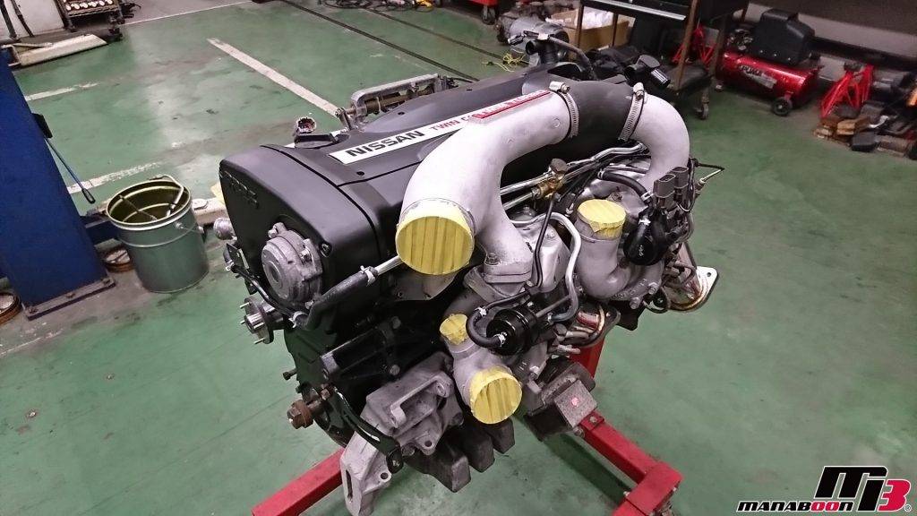 スカイラインGT-R(BNR32)RB26DETTエンジン整備画像