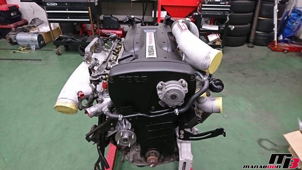 スカイラインGT-R(BNR32)RB26DETTエンジン整備画像