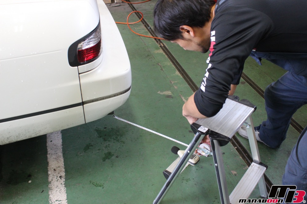 シルビア車検の為の点検整備作業の画像
