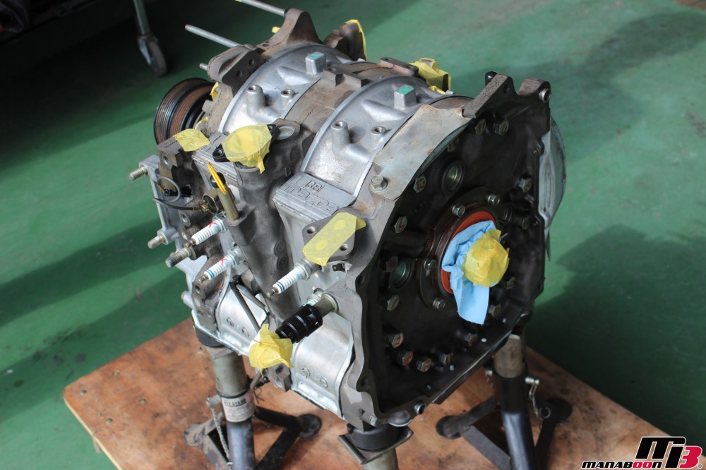 RX-7(FD3S)エンジンオーバーホール作業の画像
