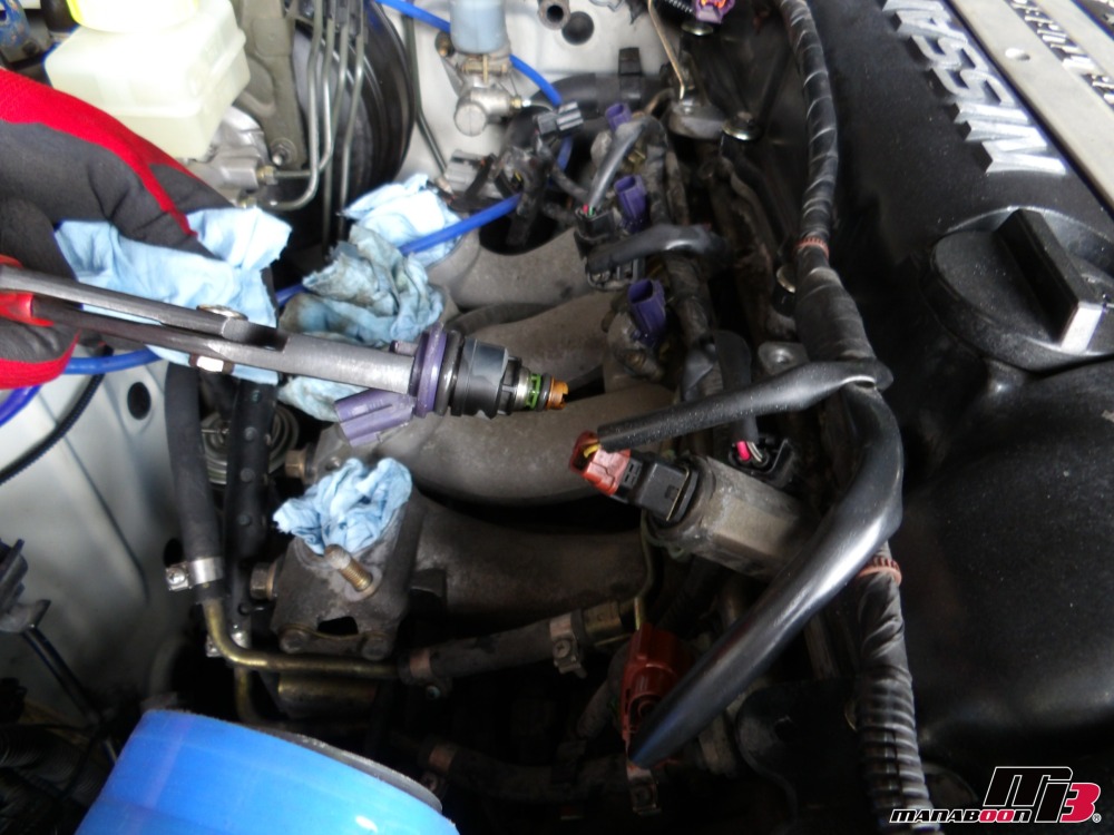 S14 シルビア ニスモ インジェクター交換画像
