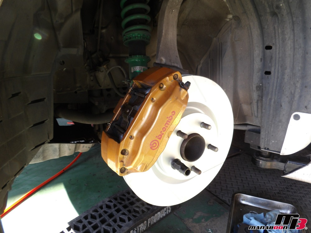 フェアレディZ Z33 ブレーキパッド ローター交換画像