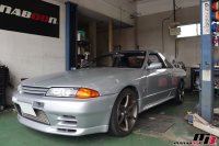 スカイラインGT-R BNR32 エンジンオイル交換画像