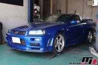 スカイラインGT-R BNR34 V ベルト プーリー交換画像