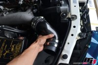スカイラインGTR BNR34 ニスモカーボンパイピング ARCインタークーラー交換画像