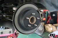 セレナ HFC26 車検整備 ブレーキ交換
