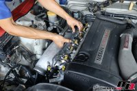 スカイラインGT-R BNR32 ヒーターホース ウォーターホース交換画像