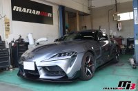 A90 スープラ 車高調交換画像