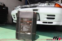 スカイラインGT-R BNR32 エンジンオイル交換画像