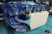 スカイラインGT-R BNR32 HKS インタークーラー取り付け画像