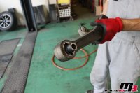 フェアレディZ Z33 ロアボブッシュ打ち替え画像