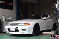 スカイラインGT-R BNR32 R134aエアコンキット 交換画像
